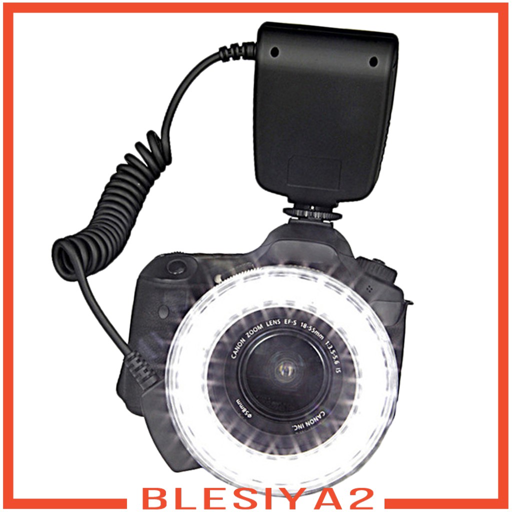 [Besiya2] Đèn Flash 48 Bóng LED Cho Máy Ảnh Nikon Canon Sony Olympus DSLR Mới
