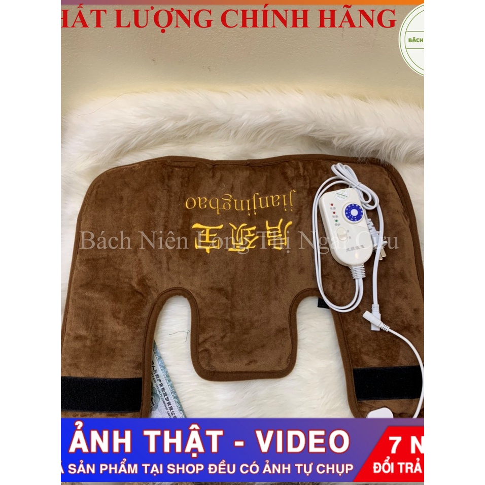 (BH 6THANG) Đai chườm ngải cứu vai gáy, giải pháp cho cơn ác mộng đau mỏi vai gáy