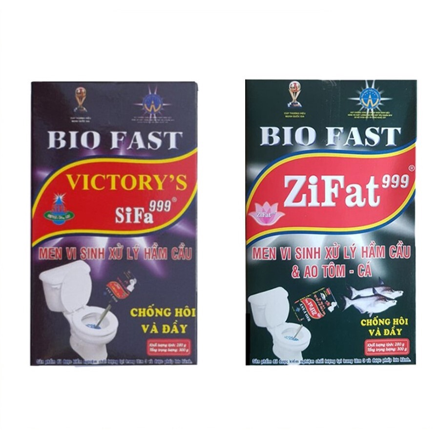 Men Vi Sinh Khử Mùi Hôi Hầm Cầu, Bể Phốt Bio Fast 300g - Sifa/Zifat