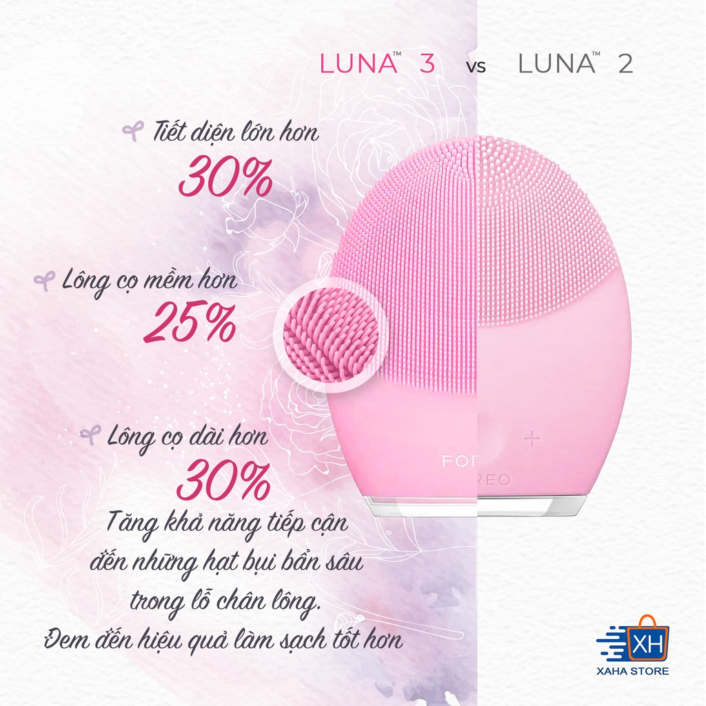 [Hàng có sẵn] Máy rửa mặt Foreo Luna 3 - Chuẩn Authentic