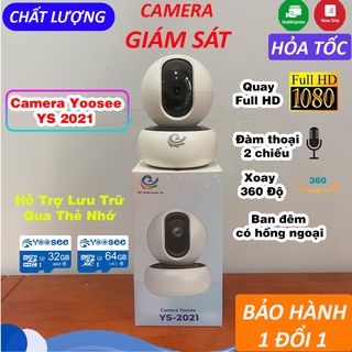 Ảnh chụp Camera yoosee trong nhà xoay 360 độ, đàm thoại 2 chiều, Full HD 1080P - Camera yoosee ys 2021 | BH 6 Tháng tại Hà Nội