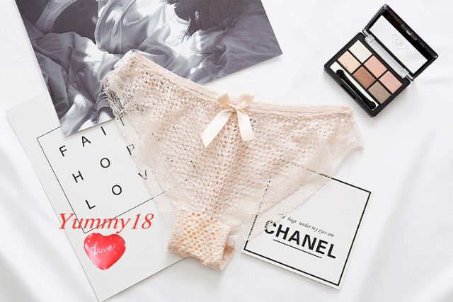 Quần lót ren lưới nơ xinh sexy Candy