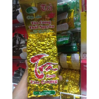 Trà xanh Tân Cương Thái Nguyên gói 100g loại ngon