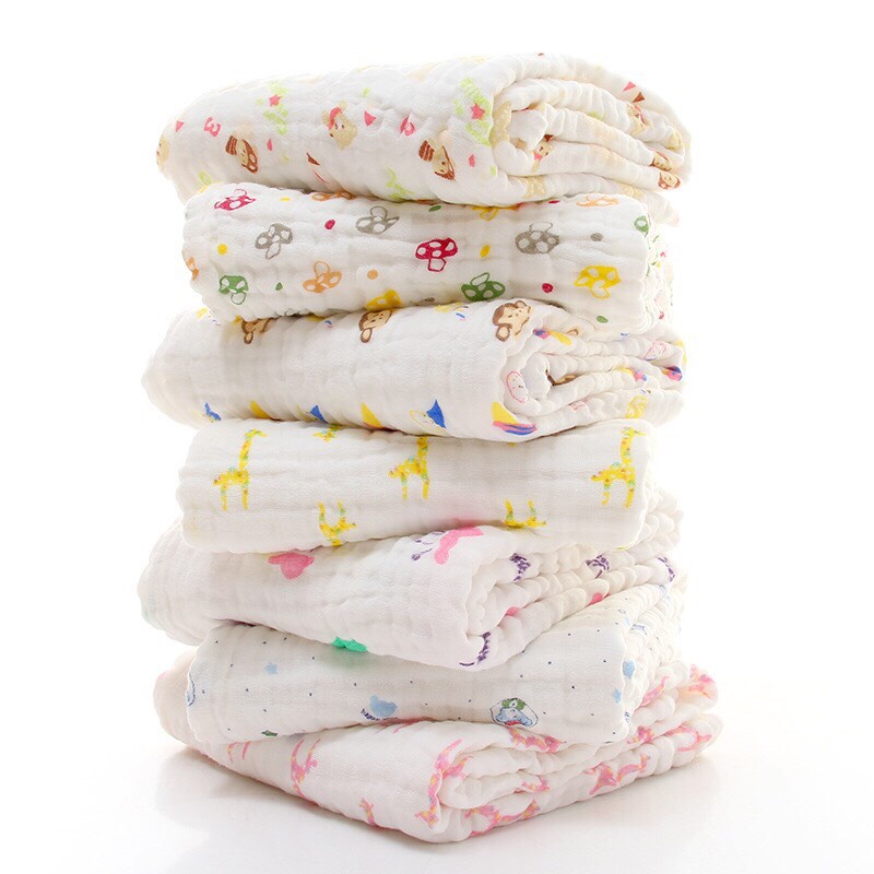 Chăn xô tắm 6 lớp nhăn xuất nhật