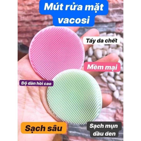 Miếng Rửa Mặt Vacosi Silicone Cleansing Pad chính hãng