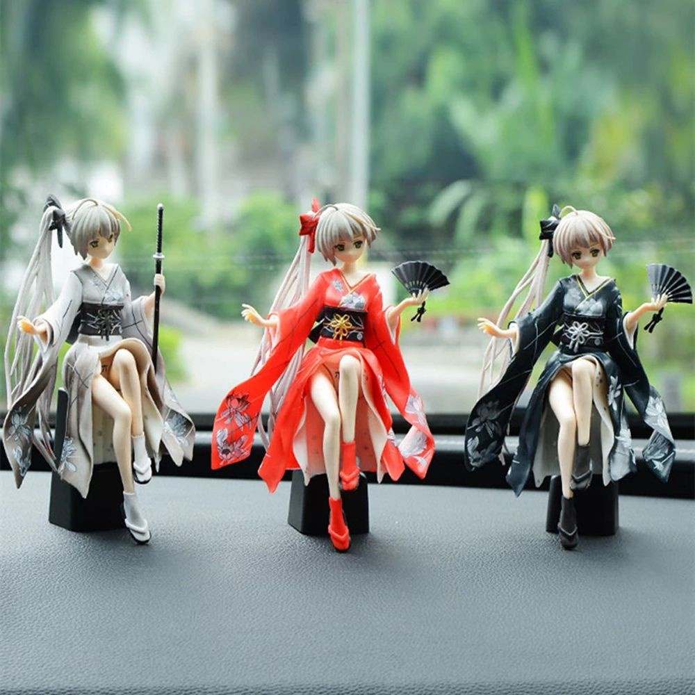 Mô Hình Nhân Vật Anime Kasugano Mặc Kimono Bằng Pvc Nhiều Màu Sắc