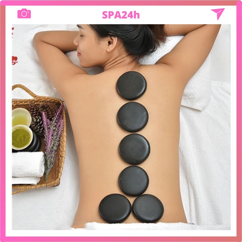 Đá nóng massage body đả thông kinh lạc, lưu thông khí huyết