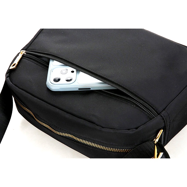 Túi xách, túi đeo chéo nữ vải dù oxford mềm mại, chống thấm nước cao cấp size 26cm TUI-100