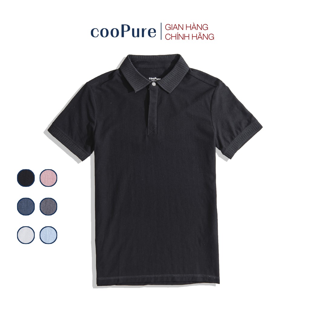 Áo thun polo nam cooPure chất vải Cotton Linen Casual NO.1556 (6 màu)