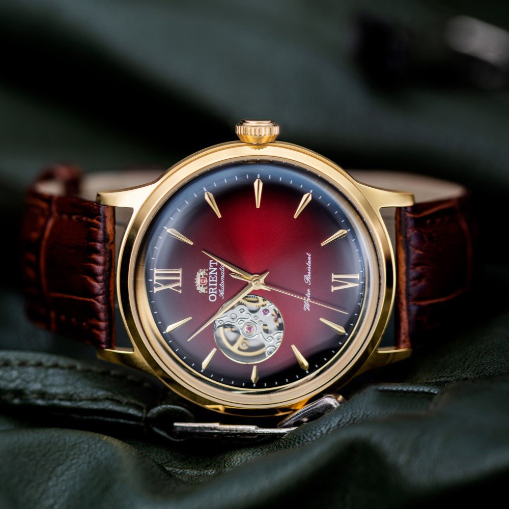 Đồng Hồ Orient Cơ Nam OR.888 Lộ Tim Lộ Tim Tự Động Automatic Máy Nhật Japan Vàng Mặt Trắng Dây Da | BigBuy360 - bigbuy360.vn