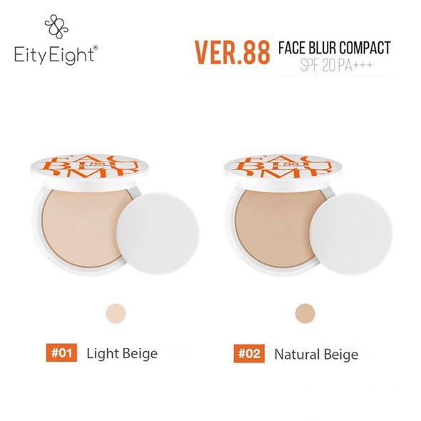 PHẤN NÉN 3D SIÊU CHE PHỦ VÀ KIỀM DẦU VER.88 FACE BLUR SPF20/PA+++ - VER.88 FACE BLUR COMPACT SPF20/PA+++