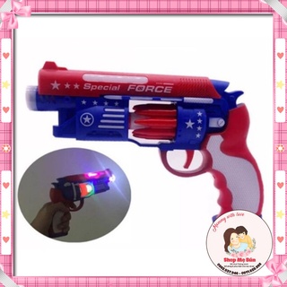Súng đồ chơi dùng pin có nhạc và đèn