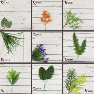Phụ kiện chụp hình sản phẩm - hoa lá giả phông nền chụp hình