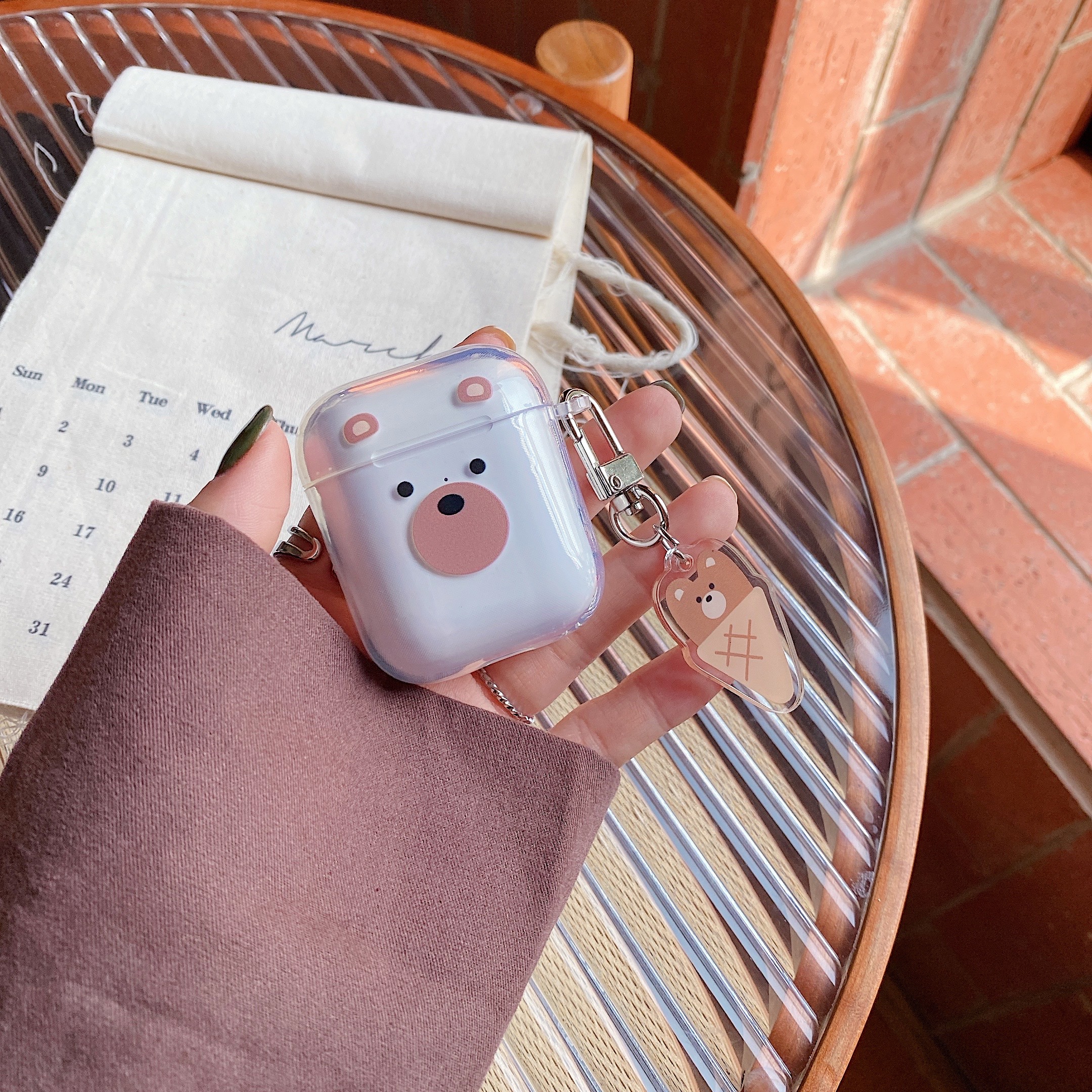 Vỏ Đựng Bảo Vệ Hộp Sạc Tai Nghe Airpods 1 / 2 / 3pro Hình Cây Kem Xinh Xắn | BigBuy360 - bigbuy360.vn