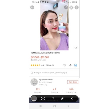 Combo kem face jiuhe + serum