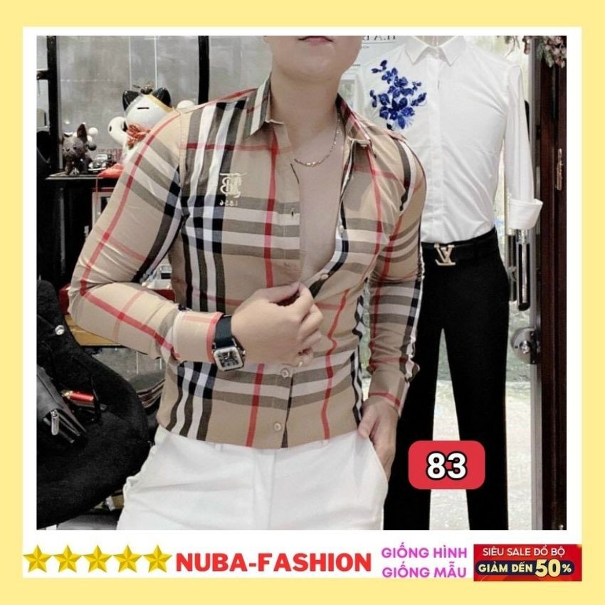 Áo Sơ Mi Nam Dài Tay Họa Tiết Sọc, Chất Vải Lụa, Cá Tính Trẻ Trung_NUBA 83
 | BigBuy360 - bigbuy360.vn