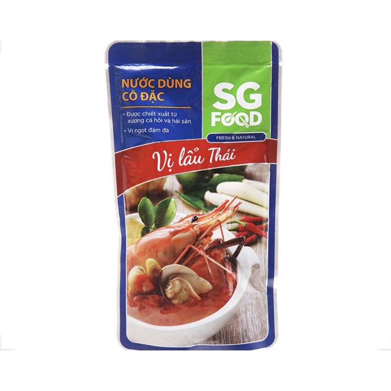 Nước dùng cô đặc lẩu Thái SG Food gói 150g