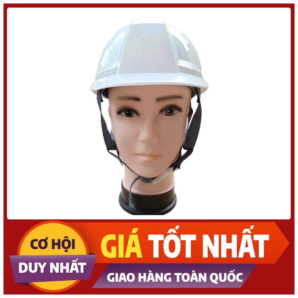 Mũ bảo hộ lao động SSEDA VN màu trắng