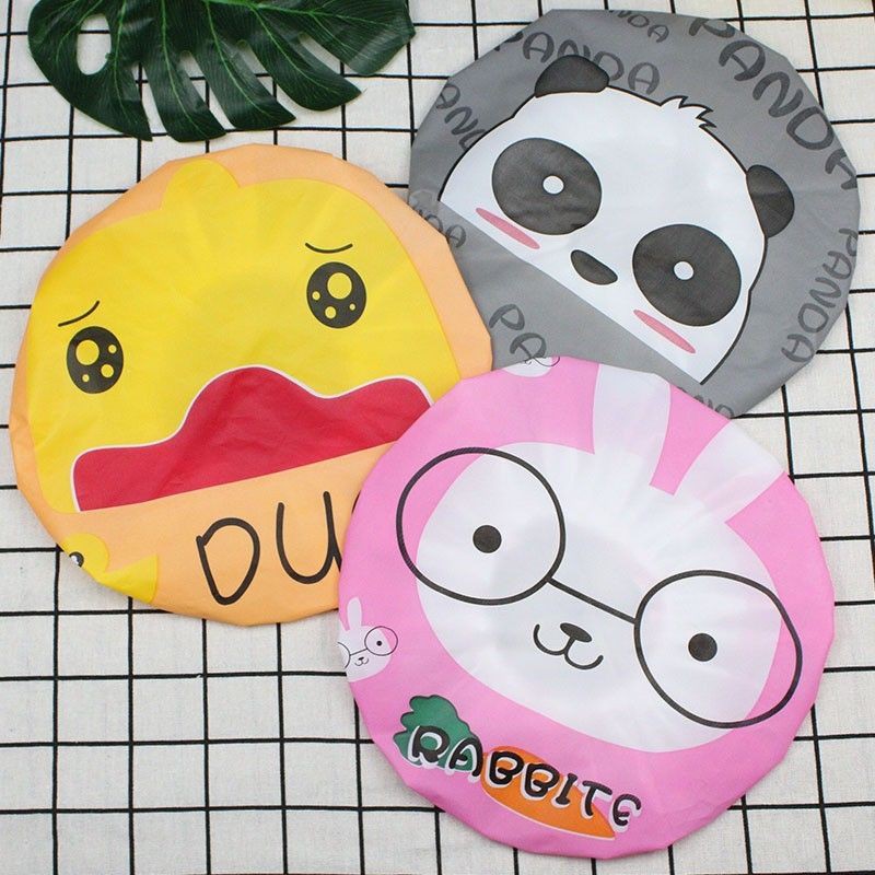 Nón Tắm_ Trùm Tóc Tắm Trong Nhà Tắm