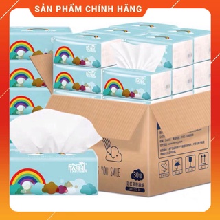 Thùng giấy ăn cầu vồng 30 gói