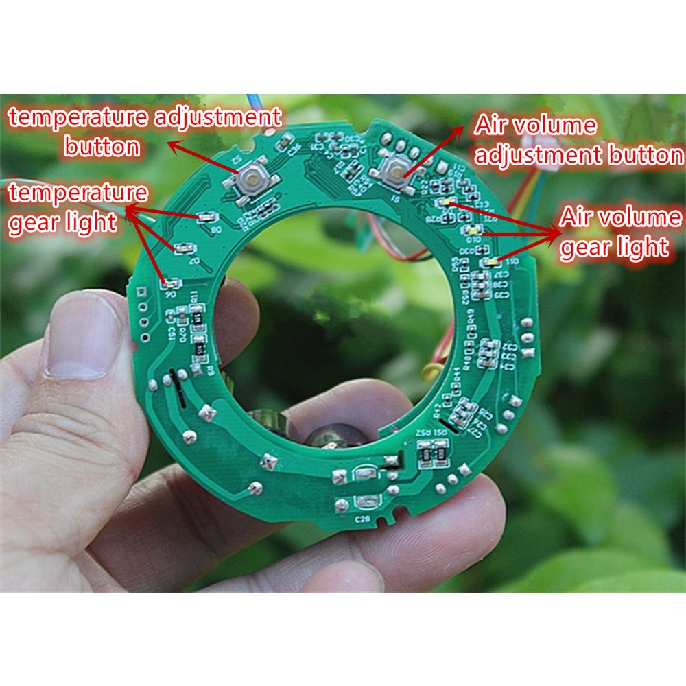 Động Cơ Không Chổi Than Mini AC110V Tốc Độ Cao Kèm Mô Tơ Máy Sấy Tóc