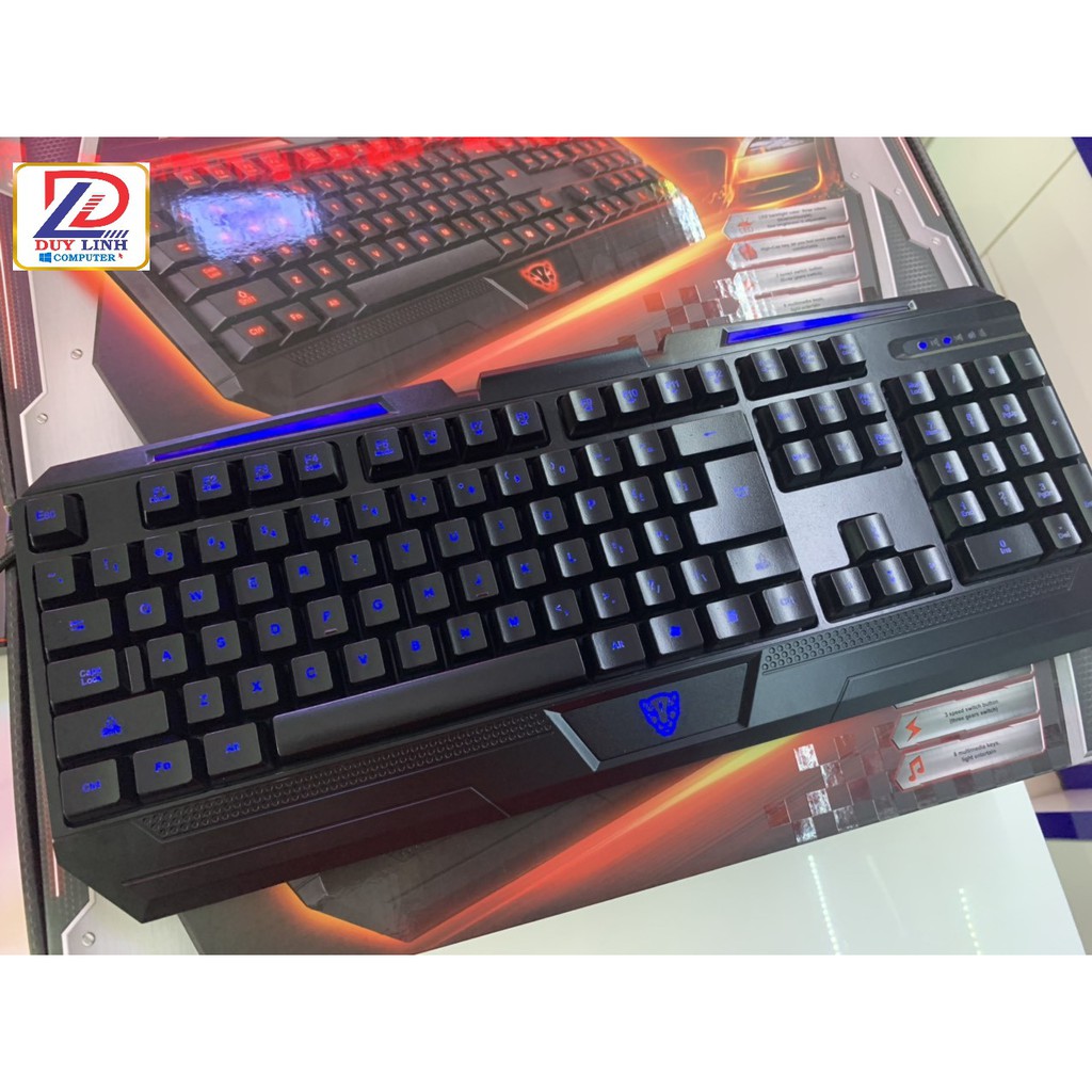 BÀN PHÍM GIẢ CƠ MOTOSPEED K60L LED GAMING (ĐEN)