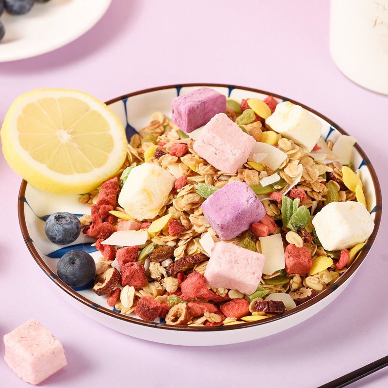 [SẴN] Ngũ cốc sữa chua mix hoa quả ngũ cốc dinh dưỡng MEIZHOU- túi 400-500g | BigBuy360 - bigbuy360.vn