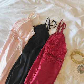 Váy ngủ lụa satin QCCC (Ảnh thật)