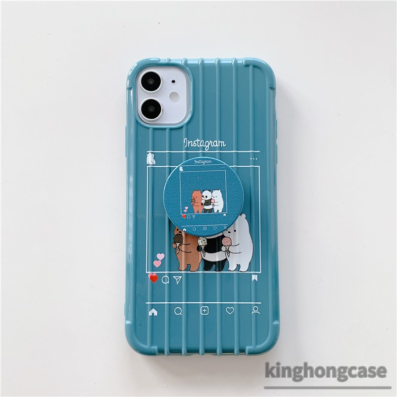 Ốp lưng We Bare Bears đáng yêu nhiều mẫu mã cho điện thoại OPPO F9 Reno 4 A5 2020 A3S A31 2020 A5S A53 2020 A9 A33 2020 A1K A91 A92 Reno 2F A12 F7 F5 Reno 3 A12E A7 A52 A11K A11 A12S F5 Yoouth F9 PRO A32 A53S Reno 2Z A72 C12 C15 C11 C17 C3 C1 C2 7i 5 5S 5