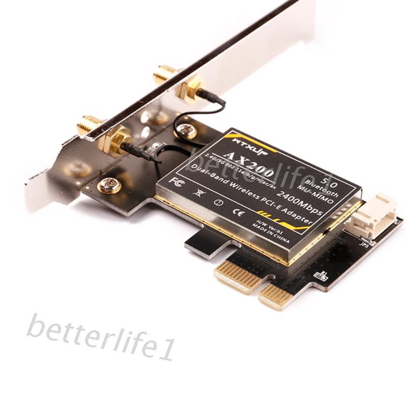Card mạng không dây Ax200 Wifi6 5g Pci-E chuyên dụng