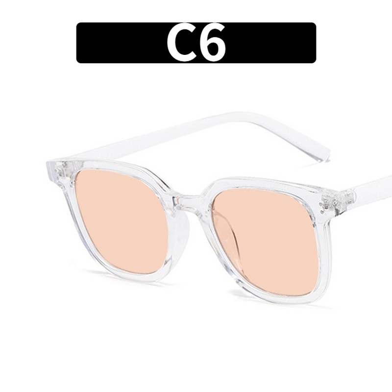 Kính Mát Gọng Vuông Màu Đen Phong Cách Hàn Quốc Thời Trang Cho Nữ