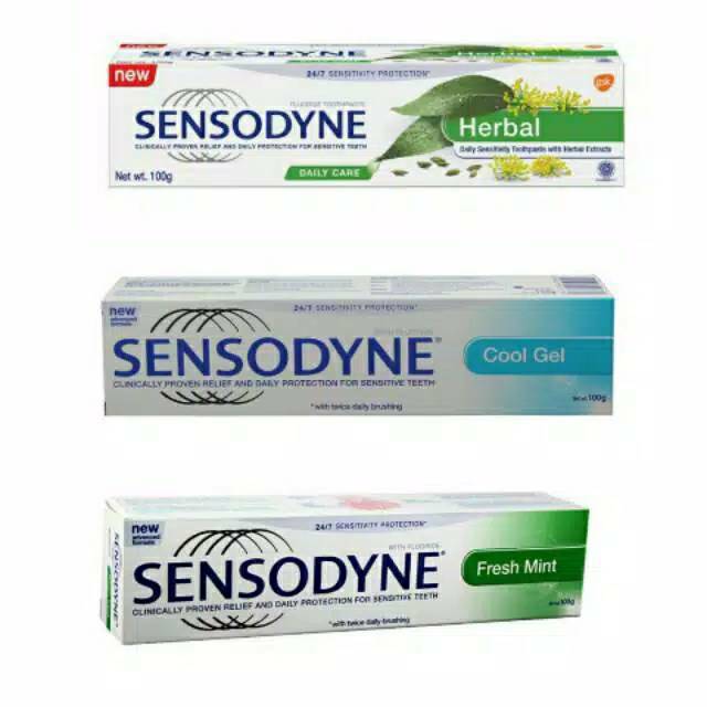 (Hàng Mới Về) Kem Đánh Răng Sensodyne 100g Tinh Chất Bạc Hà Tươi Mát