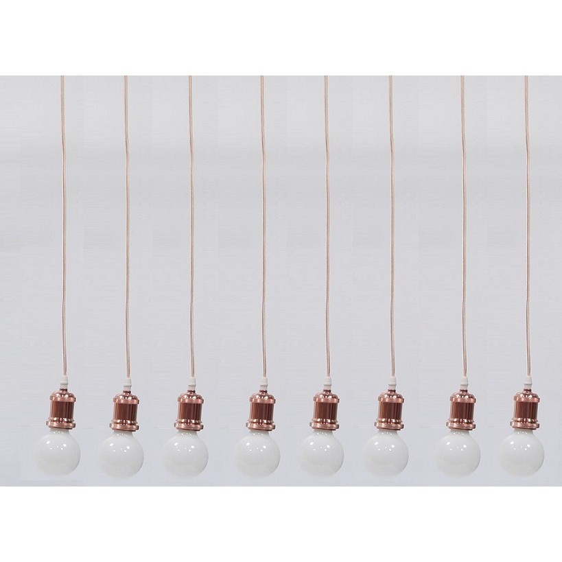 Bộ 8 dây đèn thả cổ điển bóng tròn trang trí G80 7W