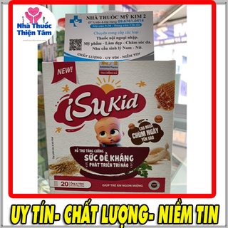ISUKID Siro ăn ngon cho bé, giúp trẻ ăn ngon tăng cường đề kháng hộp 20 ống- Nhà Thuốc Mỹ Kim