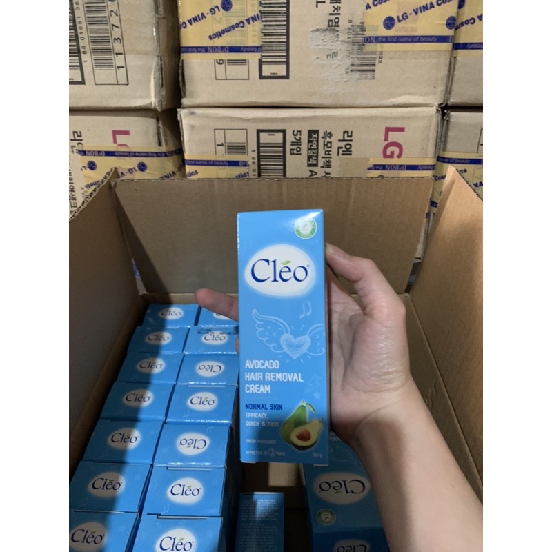 [HIỆU QUẢ THẬT🍀🍀 ]  Kem tẩy lông- Kem triệt nách Cleo dành cho da thường - Xanh 50g | BigBuy360 - bigbuy360.vn