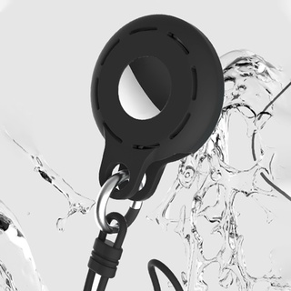 4pcs Protective Case Solid Outdoor Scratch Resistant Waterproof Soft Silicone Anti Lost Keychain Hook Fit For Airtag