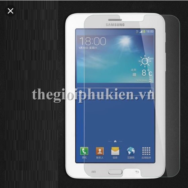 Kính cường lực Samsung Galaxy Tab 3 Lite/ Tab3V T110/ T111/ T116 Trong suốt