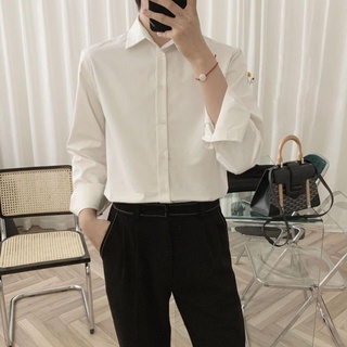 Áo sơ mi nam hàn quốc fabis basic nam nữ dài tay asm41