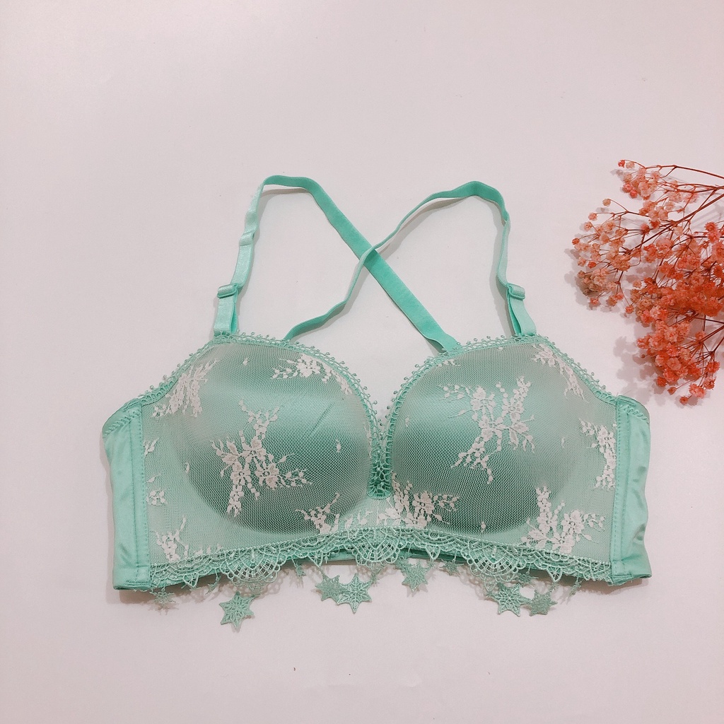 Bộ đồ lót nữ mút dày dây chéo mút dày siêu nâng ngực (LD-03)