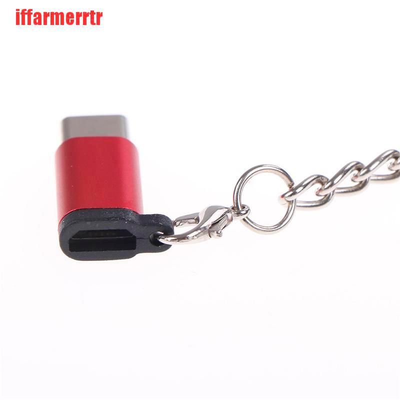 Đầu Chuyển Đổi Usb Type C Sang Micro Usb Bằng Nhôm Có Móc Khóa Tiện Dụng | BigBuy360 - bigbuy360.vn