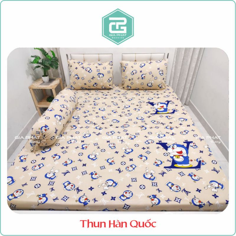 [ Link 2 ] Bộ Ga Thun Lạnh Hàn Quốc 4 món ( 1 ga bọc + 2 vỏ gối nằm + 1 vỏ gối ôm ) | BigBuy360 - bigbuy360.vn