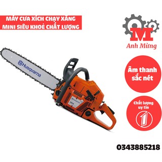 Máy cưa xích chạy xăng 365 huspvarna Thụy điển máy khoẻ bền bỉ