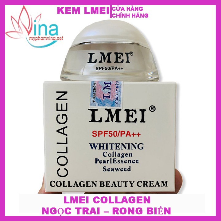 KEM DƯỠNG TRẮNG DA LMEI COLLAGEN NGỌC TRAI 25GR