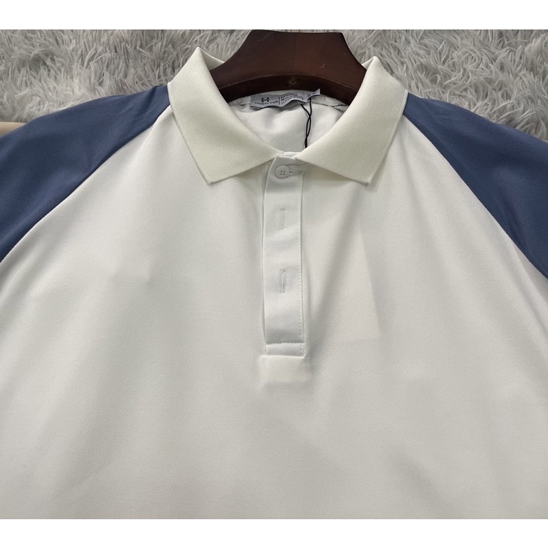 Áo polo thời trang nam có họa tiết phối mầu, Áo cộc tay có cổ phong cách hàn quốc btshop từ 45 đến 75 kg