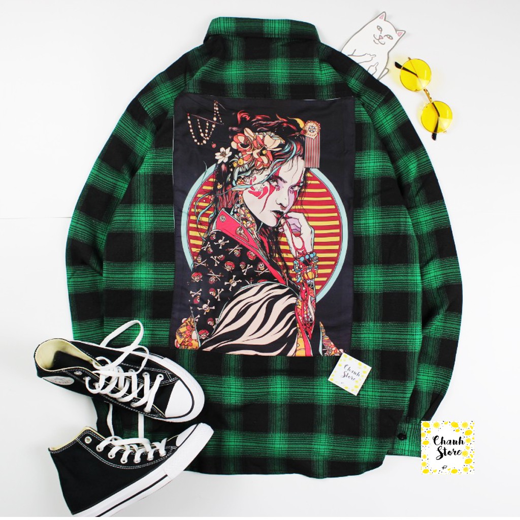 Áo Sơ Mi  Flannel Geisha – (Freeship từ 150k) – Hình thật 100% | BigBuy360 - bigbuy360.vn