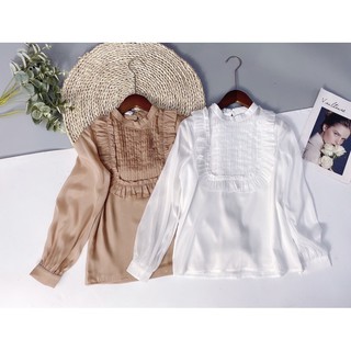 Sơ mi tơ bèo ngực ( giá sale)