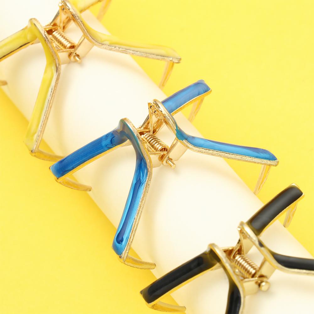 Kẹp Tóc Chữ V Thiết Kế Đơn Giản Phong Cách Hàn Quốc