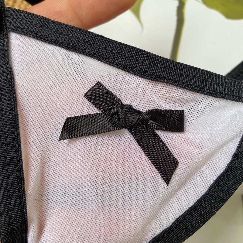 CK059 - Quần lót lọt khe dây hông nữ thun trơn thoáng khí - Đồ lót nữ sexy cạp thấp cute gợi cảm siêu hot