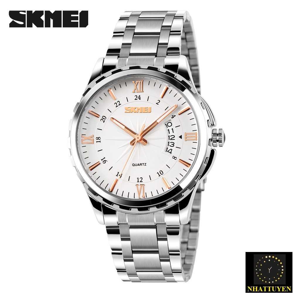 Đồng Hồ Nam Máy Nhật Dây Thép Không Gỉ Skmei 9069 Kim Dạ Quang Ban Đêm - HÀNG CHÍNH HÃNG | BigBuy360 - bigbuy360.vn