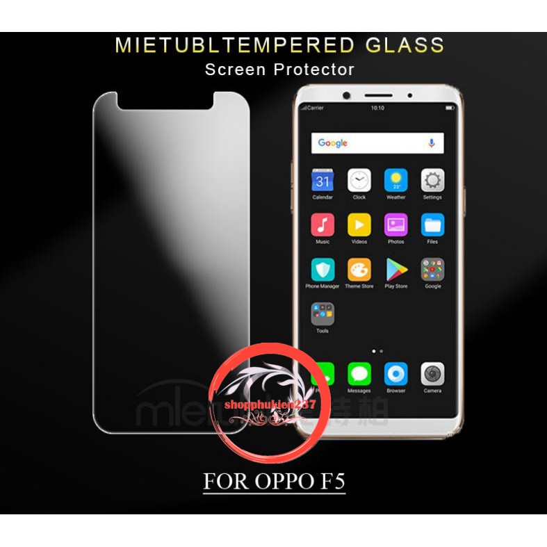 [Freeship toàn quốc từ 50k] OPPO F5 / F5 YOUTH KÍNH CƯỜNG LỰC TRONG SUỐT 9H KHÔNG FULL MÀN HÌNH